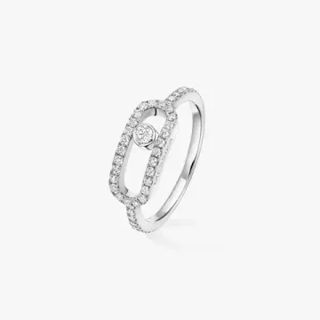 Кольцо Messika Move Uno pave ring large
