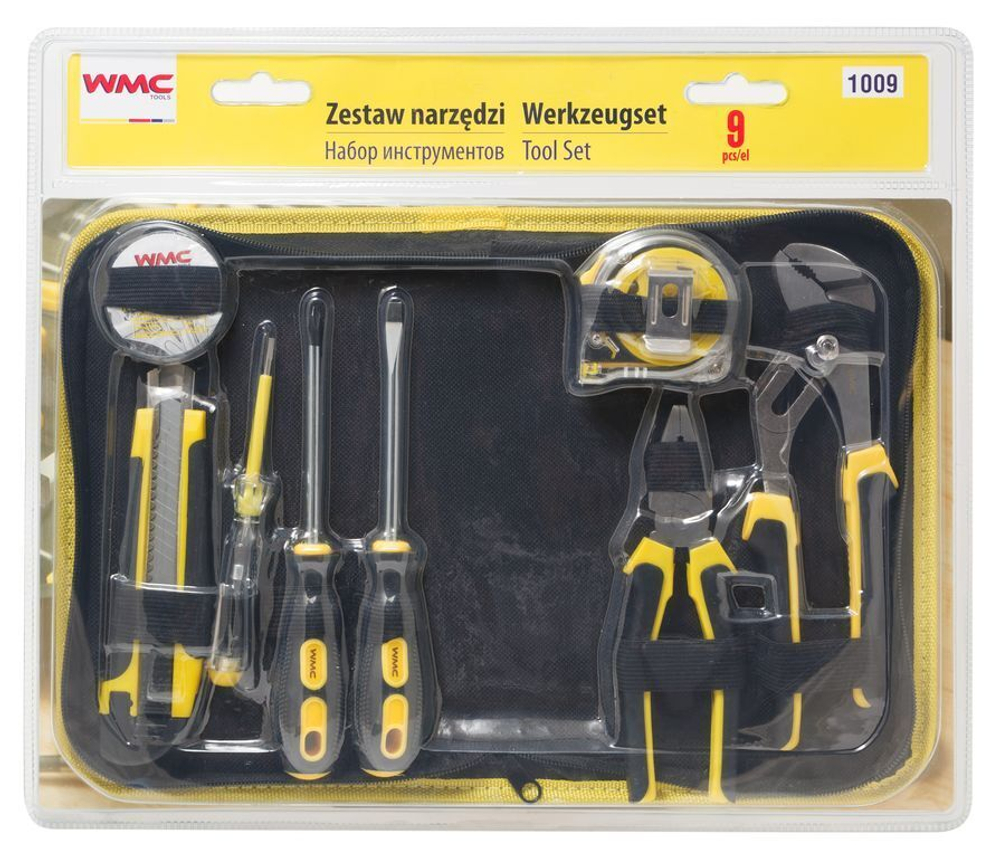 Набор инструментов 9пр, в сумке WMC TOOLS WMC-1009 набор