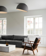 Ceiling design lamp  Duo by Vibia (Black)