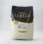 Шоколад кувертюр белый в каллетах 27%, LUBECA, Германия