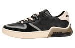 COACH CitySole Leather Support Balance Lightweight Low top Sports Casual Shoes Men"s Gray Black