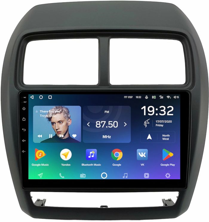 Магнитола для Mitsubishi ASX 2017+ - Teyes CC2 PLUS монитор 9" QLED, Android 10, Быстрая, SIM-слот