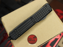 Нож Microtech Ultratech DELTA S/E A+++ - черная рукоять , клинок апокалиптик