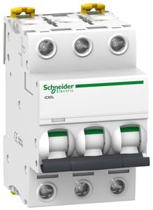 SE Acti 9 iC60N Автоматический выключатель 3P 2A (C), Schneider Electric, A9F74302
