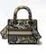 Женская сумка Dior Lady D-lite, модель среднего формата бежевый