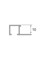 АРП 10*10мм "DО-1" 2,7м Бронза глянец Р-об. вставка-фриз анод. алюм.