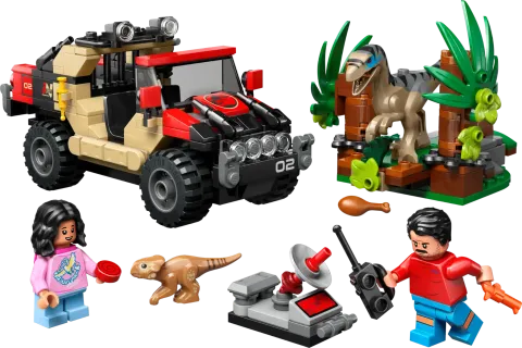 Конструктор LEGO Jurassic World 76972 Побег Раптора по бездорожью