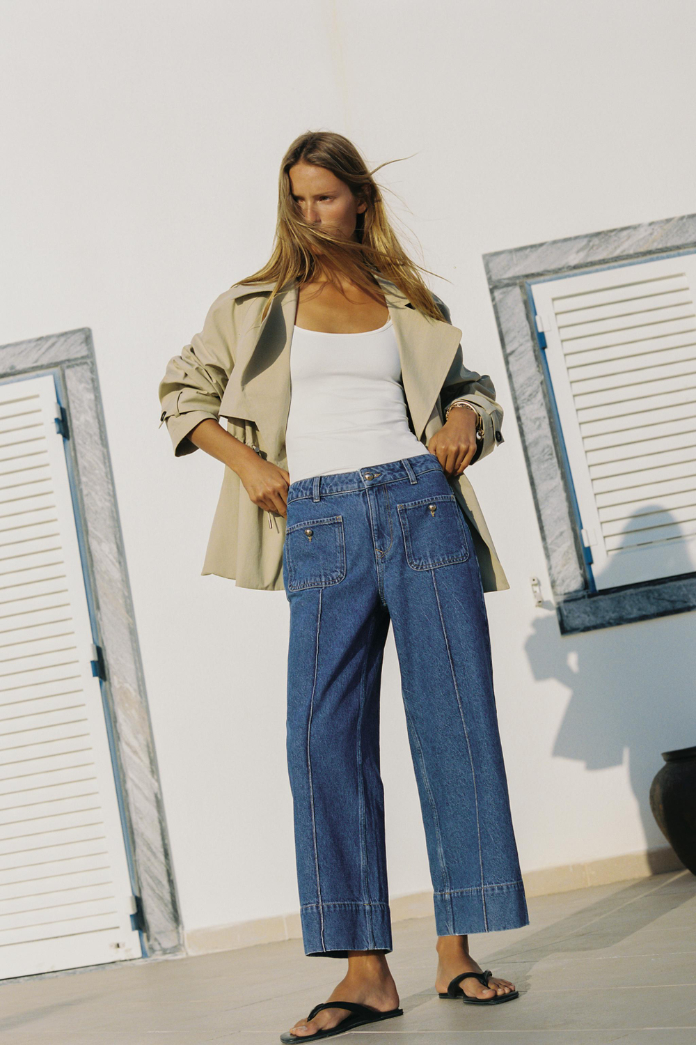 ДЖИНСЫ-КЮЛОТЫ Z1975 С ВЫСОКОЙ ПОСАДКОЙ — ZARA