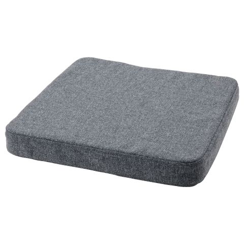 Подушка на стул IKEA AKERVINDEFLY (ОКЕРВИНДЕФЛУ), Серый, 39 / 35х37х5 см