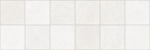 Настенная плитка Alma Ceramica TWU3090CUB07R Cube 30x90 белая матовая под мозаику / пэчворк
