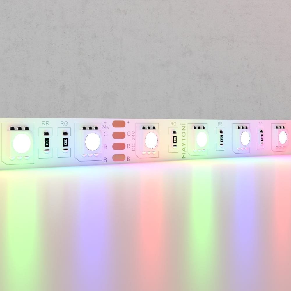 Светодиодная лента Maytoni 24В 5050 14,4Вт/м RGB 5м IP20