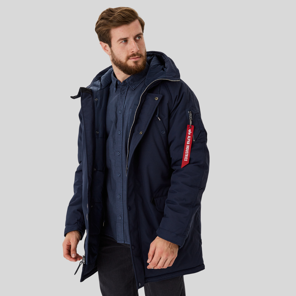 Парка Alpha Industries N-3B Altitude Mod Replica Blue (Синяя)