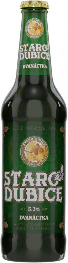 Пиво Стародубице Дванактка / Starodubice Dvanactka 0.5 - стекло