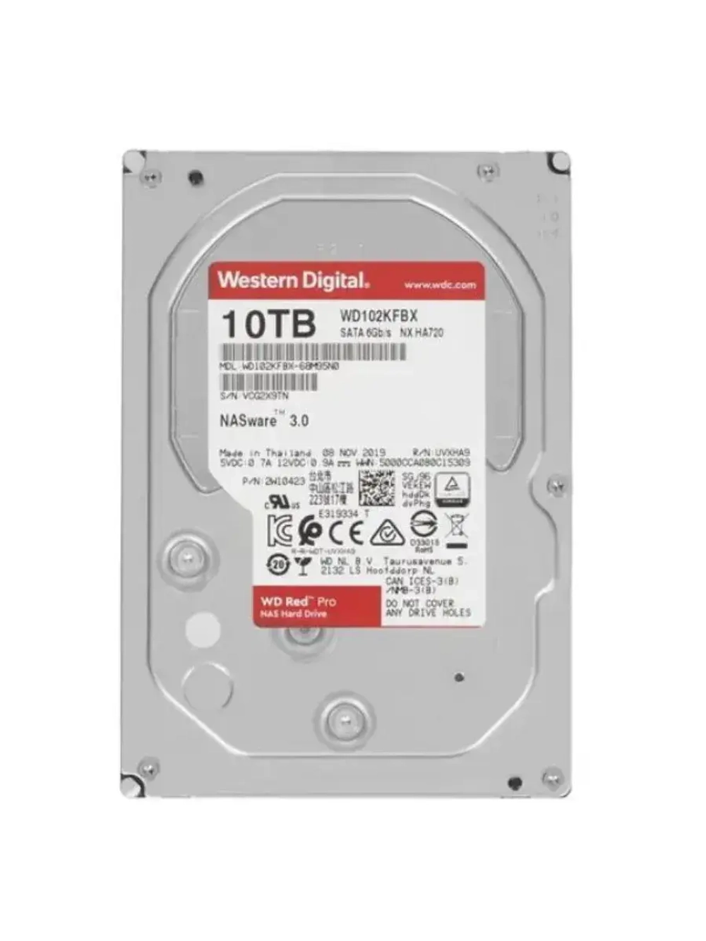 3.5" 10 ТБ Жетский диск Red Pro WD102KFBX