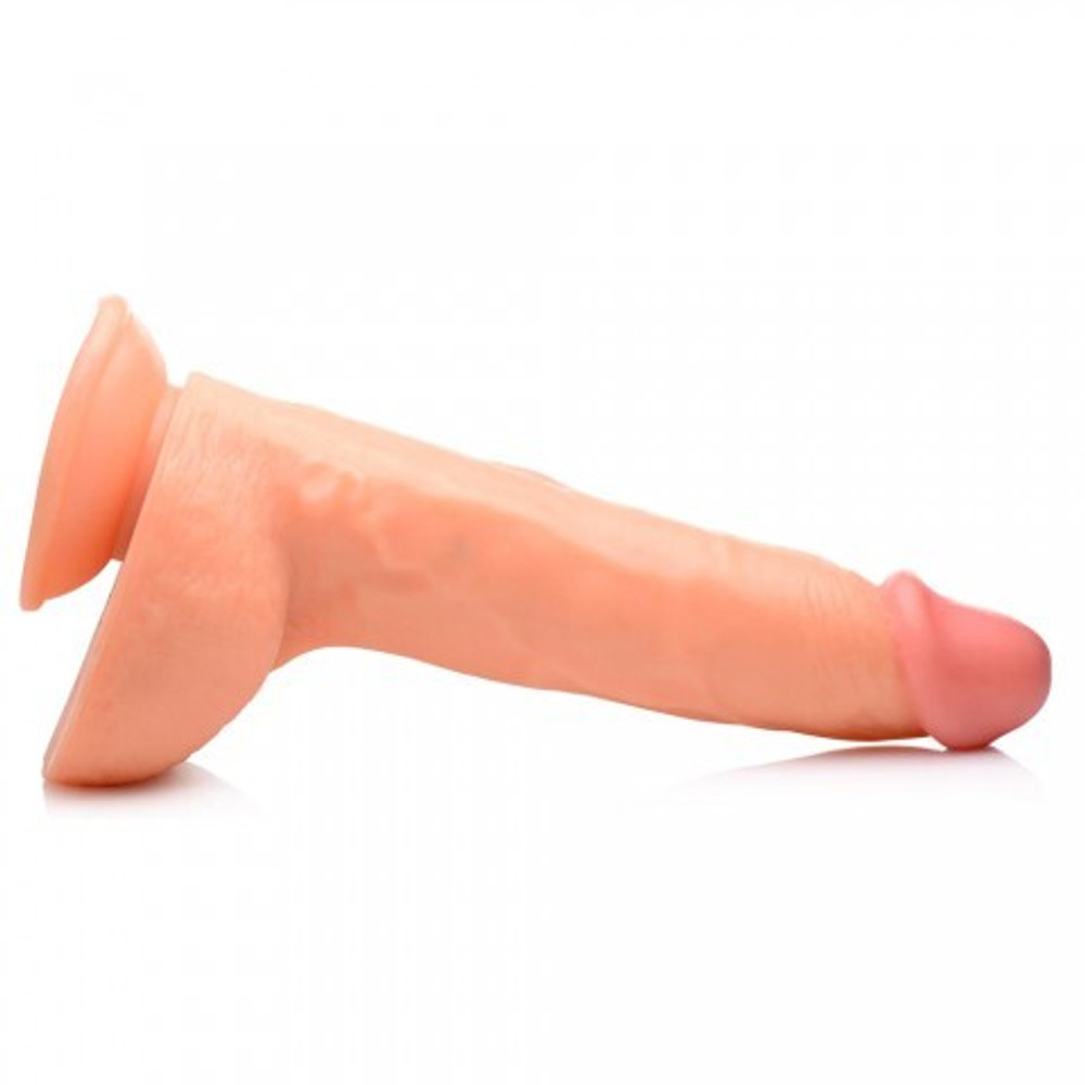 Реалистичный фаллоимитатор с мошонкой Master Cock Beefy Brad 9" Dildo, бежевый, 22.4х5 см
