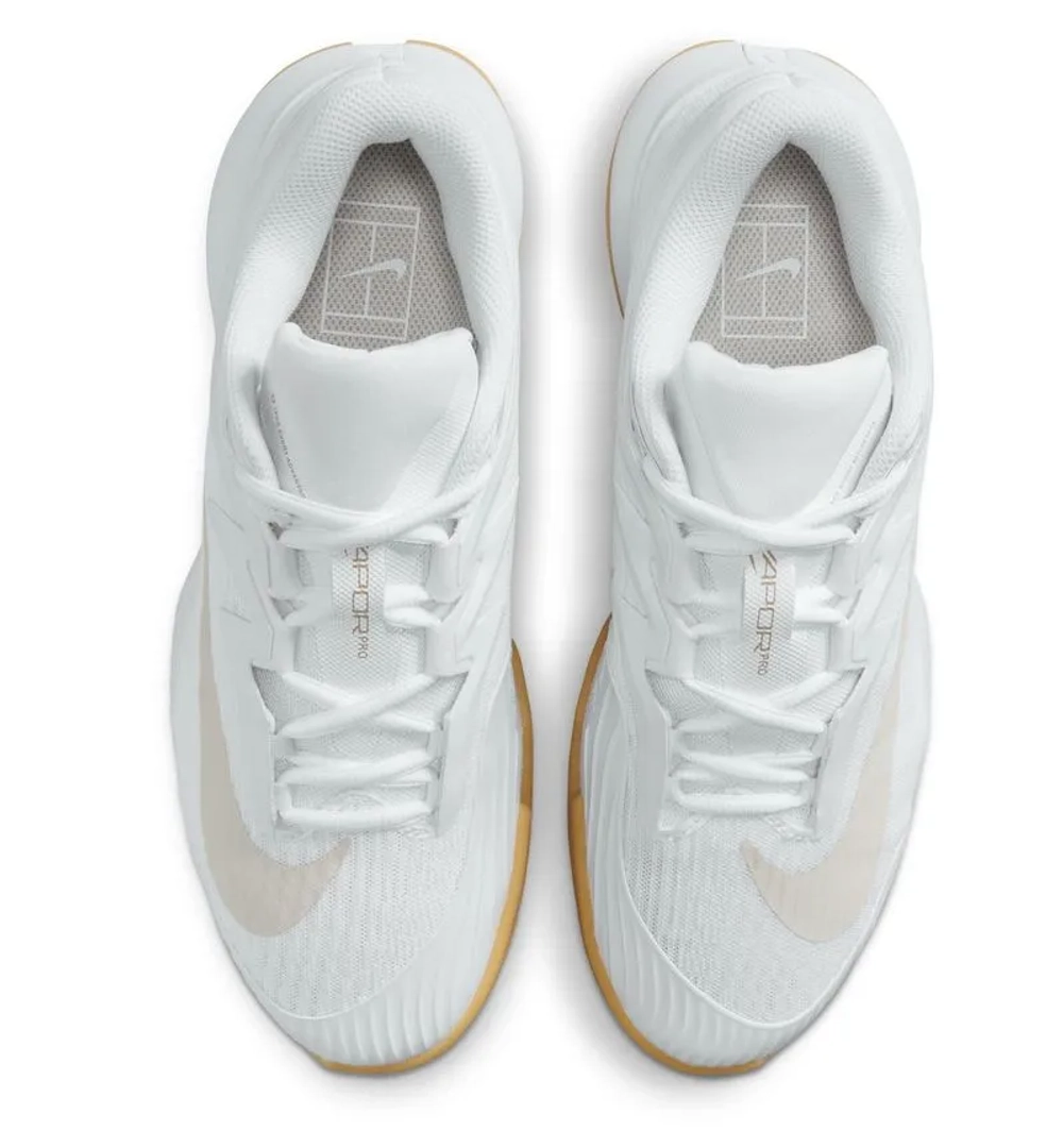 Женские Кроссовки теннисные Nike Zoom Vapor Pro 3 - white/lt orewood brown/linien
