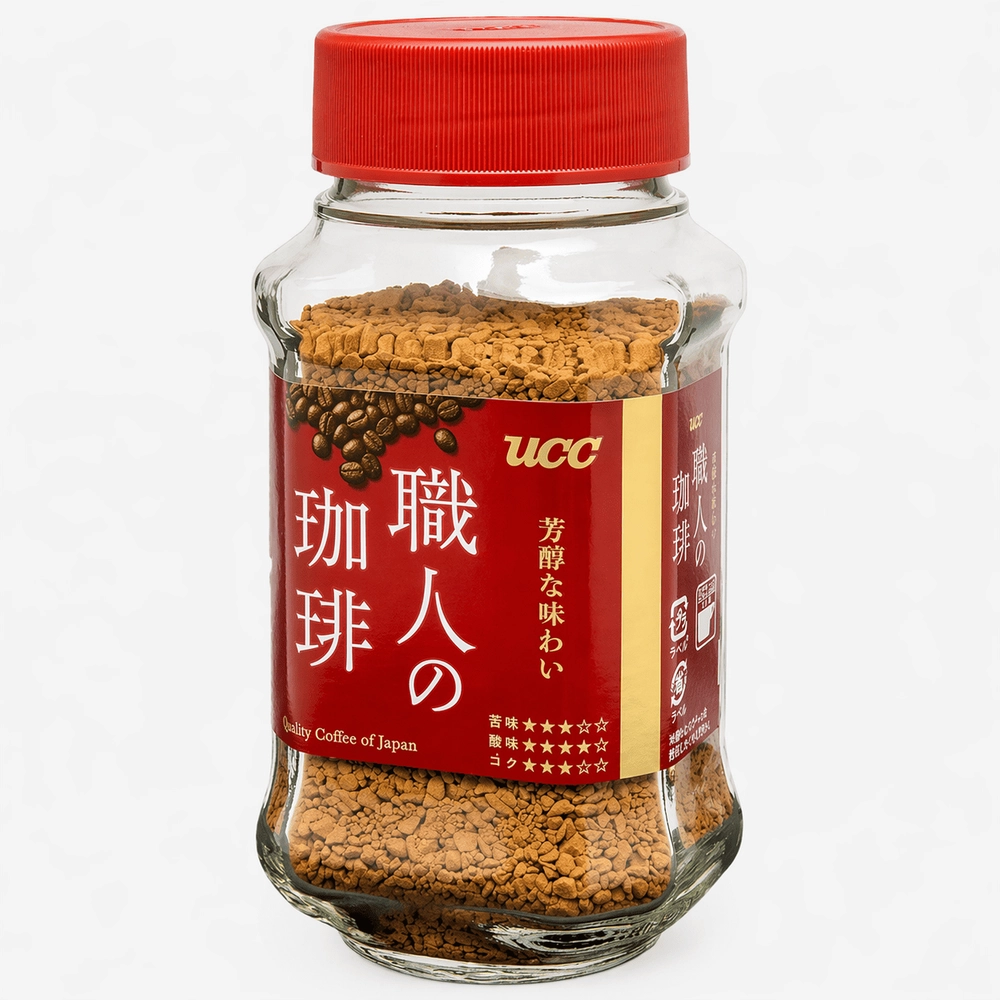 Кофе растворимый Мокка Бленд UCC (Mocha Blend) в стеклянной банке