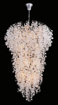 Светильник подвесной 33*G9 BARCELONA SP33 SILVER серебро Crystal Lux