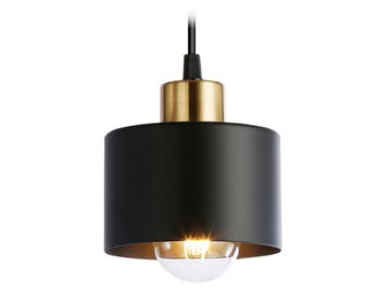 Подвесной светильник в стиле лофт 1*Е27 TR8113 BK/BS чёрный/латунь Traditional Ambrella