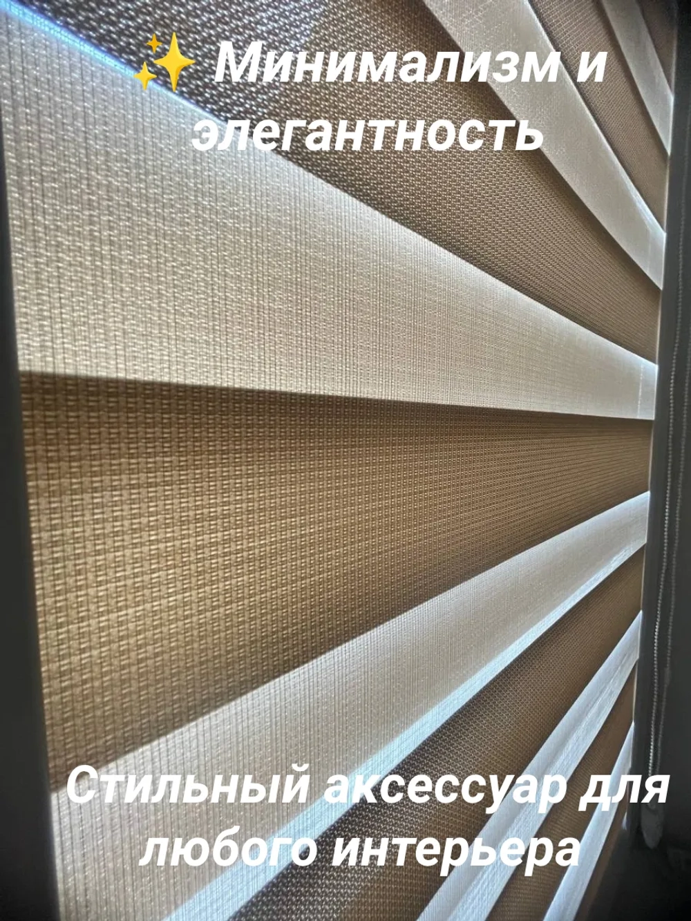Рулонные шторы День-Ночь 48×110 см