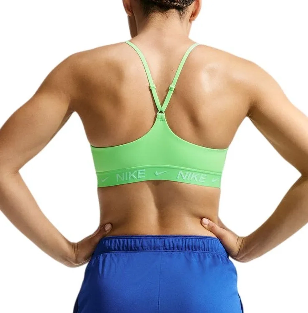 Теннисный бюстгальтер Nike Indy Light Support Padded Adjustable Sports - illusion green