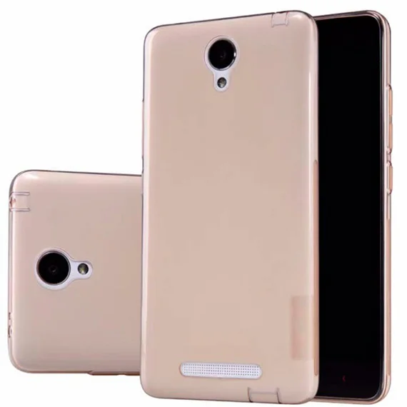 Силиконовый чехол Nillkin для Redmi Note 2 (Золотистый)