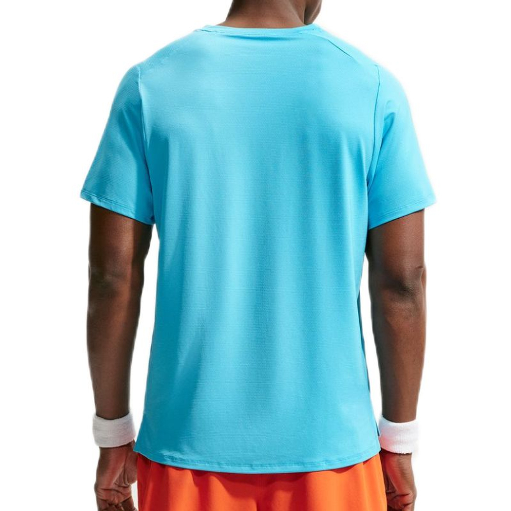 Мужская футболка Nike Court Advantage Dri-Fit Tennis — baltic blue/black