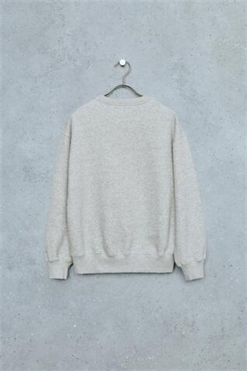 ZARA STORIESZ — ОДНОТОННАЯ ТОЛСТОВКА СРЕДНЕЙ ПЛОТНОСТИ, СЕРЫЙ МЕЛАНЖ