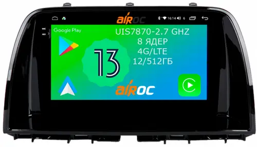 Магнитола для Mazda CX-5 2011-2017 - Airoc 2K AU-2410 на Android 13, Быстрейшая, SIM-слот