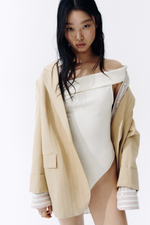 Боди-стринги с открытыми плечами - H&M
