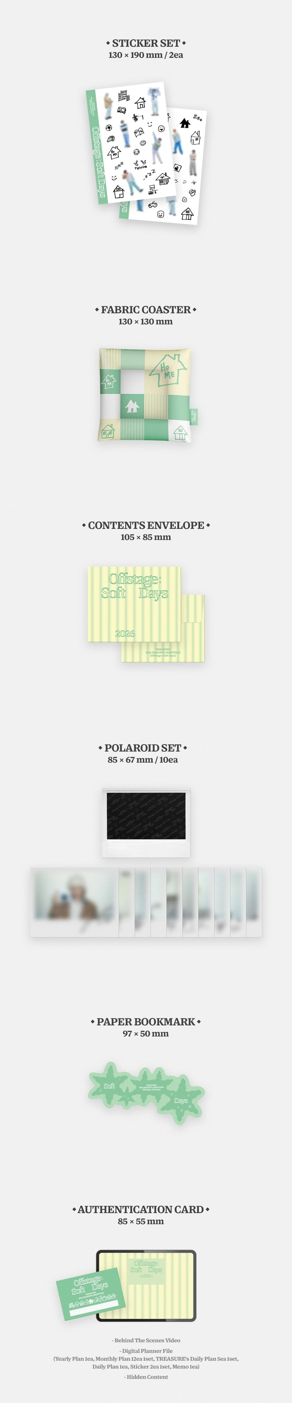 TREASURE - 2026 Season’s Greetings [Offstage : Soft Days] -Full Package-
