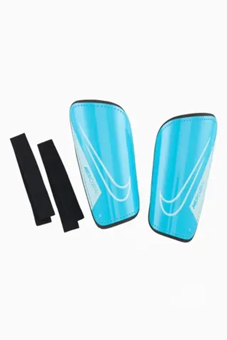 Футбольные щитки Nike Mercurial Hardshell - голубой