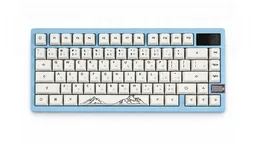 Кастомная Zoom75 TIGA Sky Blue — вид сверху