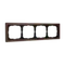 Рамка стеклянная на 4 поста Systeme Electric ArtGallery Pure Мокко GAL320604