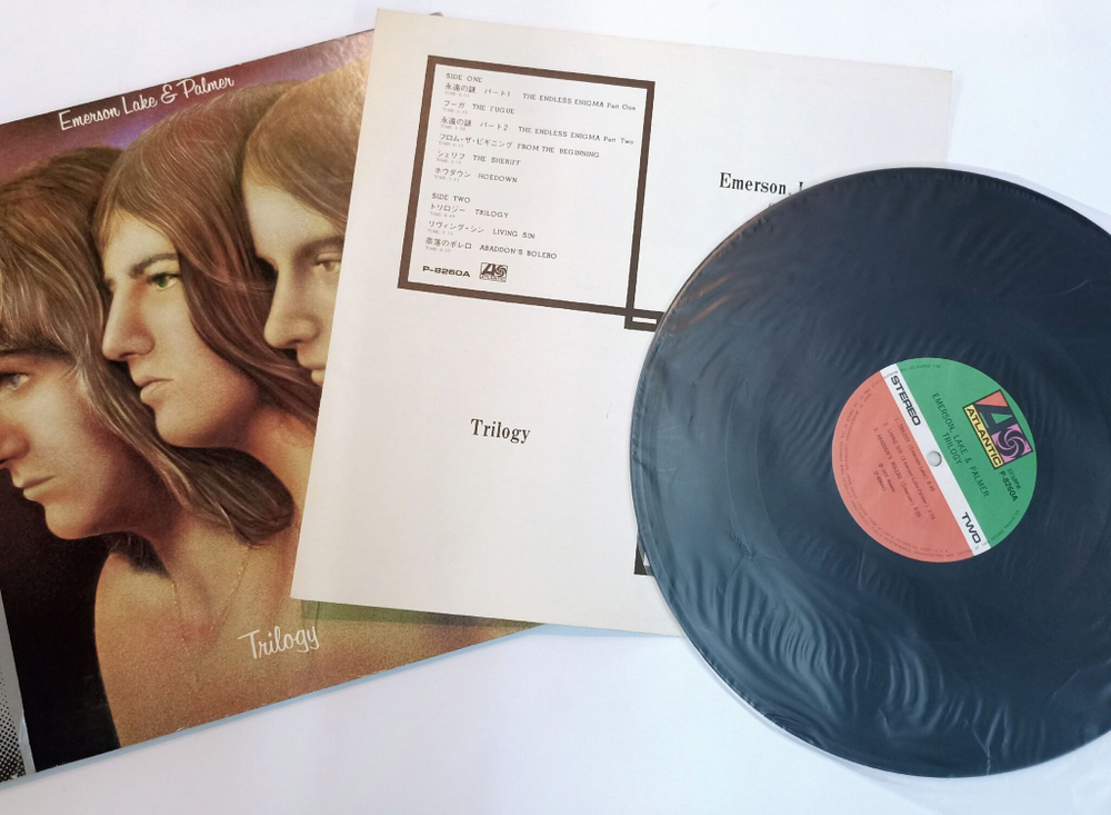 Винтажная виниловая пластинка LP Emerson, Lake and Palmer Trilogy (Japan 1974)