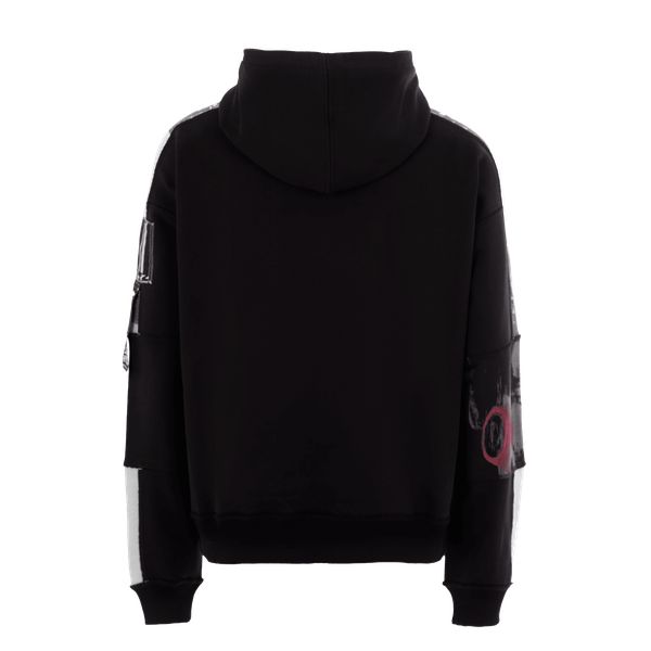 Худи Slayer Patchwork Oversized Special черный - фото 10