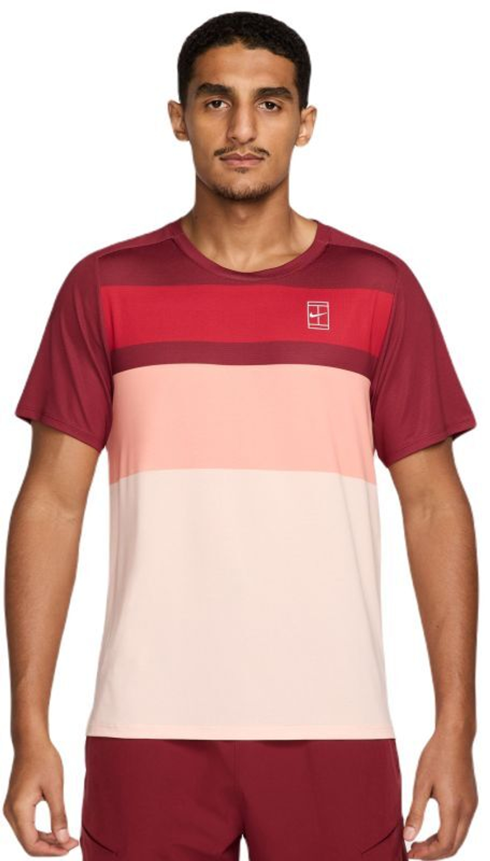 Мужская теннисная футболка Nike Court Advantage Tennis - разноцветный