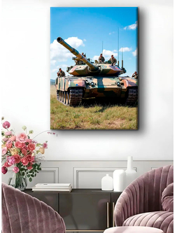 Картина "T-62", для интерьера 50х70см 1шт.
