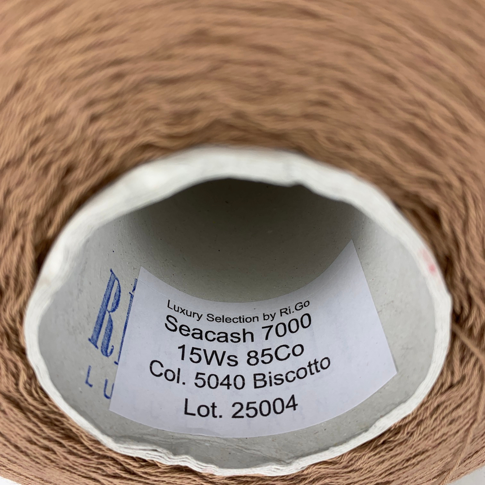 SEACASH - Ri.Go.; 15% кашемир, 85% хлопок; 700м/100гр; col.5040 Biscotto, цвет: бисквит.