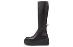Valentino Uniqueform 85MM Boot Black Women"s