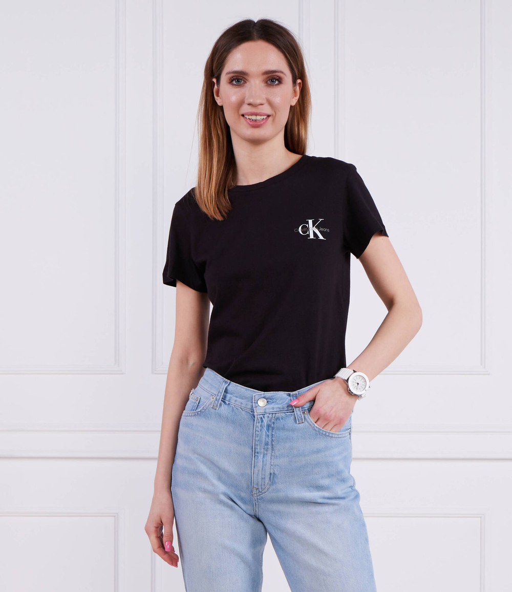 Футболка 2-pack MONOGRAM CALVIN KLEIN JEANS - черный(J20J219734)