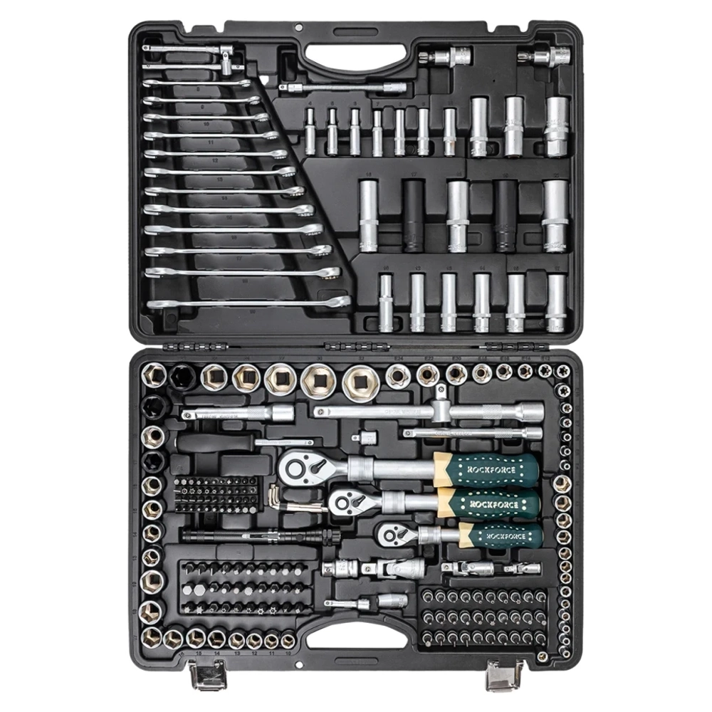 Набор инструментов 216пр. 1/4'', 3/8'', 1/2''(6гр.) RockFORCE LIGHT RF LIGHT-38841L