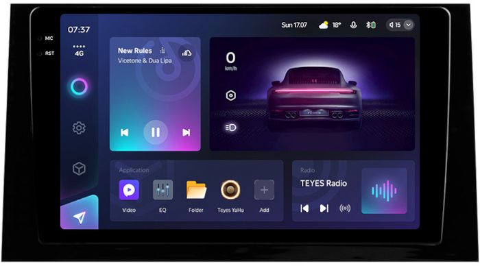 Магнитола для Toyota Avalon 5 2022-2026 (маленькая рамка) - Teyes CC3-2K монитор 10.36" 2K QLED на Android 10, Быстрая, CarPlay, 4G SIM-слот