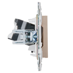 SKANDY Розетка компьютерная RJ45 кат.5E SK-K01Sa песочный IEK