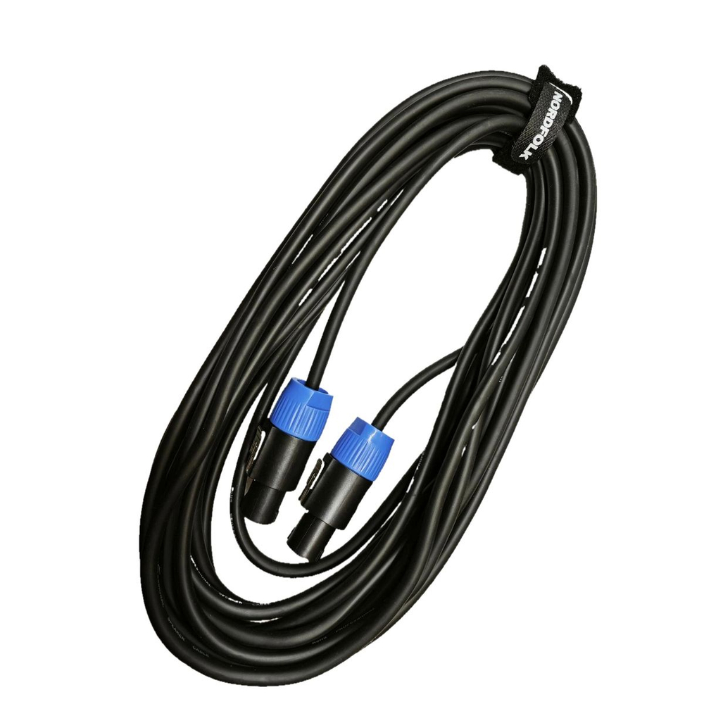 Nordfolk NSC015/10M кабель акустич SpeakON <=> SpeakON, Ø 6 мм, 2 х 1,5 мм, 10 м