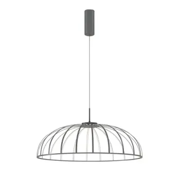 Подвесная люстра 70W 4000K 4285-8P серый Vertex Favourite