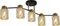 Потолочная люстра  IL6111-5COU-79 BK GD ILLUMICO