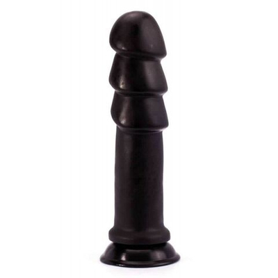 Черный анальный фаллоимитатор 11.25 King Sized Anal Ripples - 28 см. (Цвет: черный)