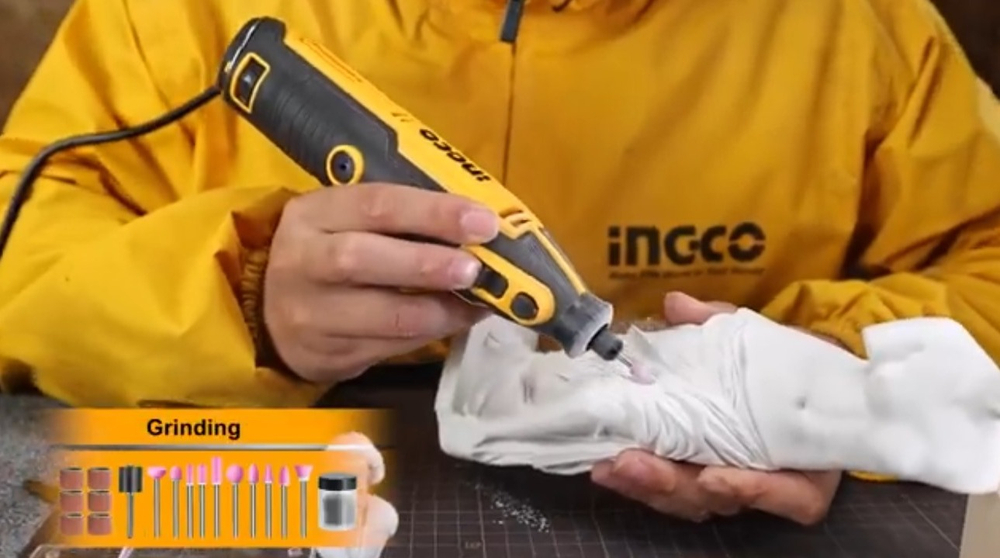 Гравер электрический с гибким валом INGCO MG13328 130 Вт