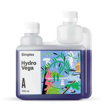 Удобрение органоминеральное для вегетации и гидропоники Simplex Hydro Vega A + B 0.5 л
